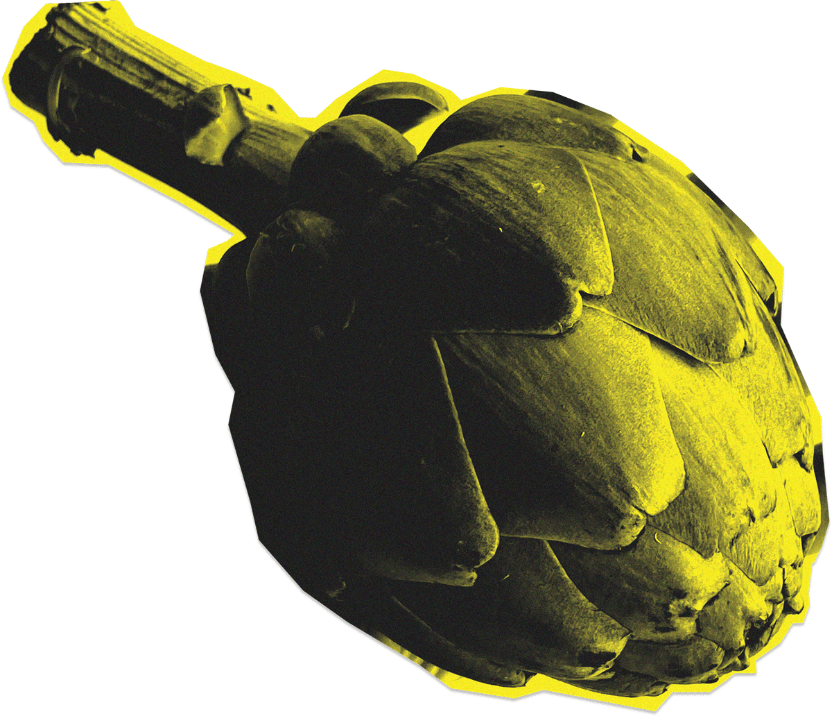 Artichoke background graphic